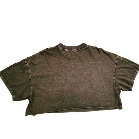 🔖Final Sale! Divided H&M Vintage Retro Cropped Acid Wash Cropped Graphic Tee - Picture 12 of 12